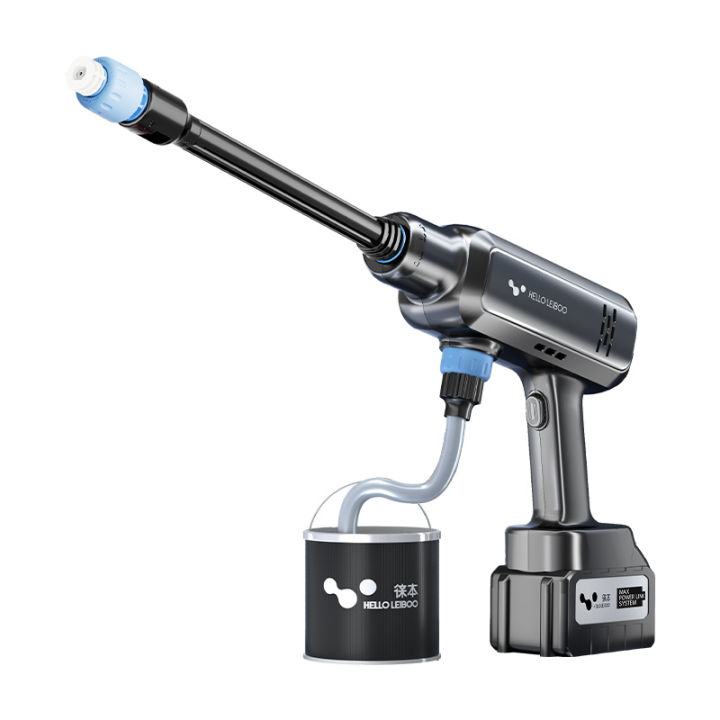 HELLOLEIBOO | Máy Rửa Xe Không Dây với Súng Phun Nước Cao Áp | Lazada.vn