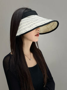 XUELINLU | Stripe Sun Hat Air-vented Visor