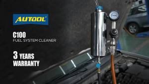 DEKES Non-Dismantle Car Fuel Cleaning Machine for Auto Gasoline Diesel C80/C100 Fuel Injection Systems Cleaning Tools