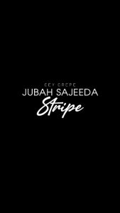 Sajeeda Jubah Stripe Ironless fashion Muslim Wanita Plus Size S To 5XL
