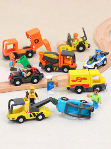 Inertia Toy Cars Childrens Plastic Small Car Boys Toy Engineering Track Car Police Car Magnetic Car Educational Toys