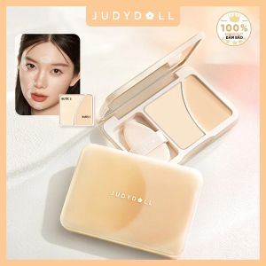 Bảng Phấn Tạo Khối Judydoll Hai Lớp Kết Cấu Phấn Phủ Lì & Phấn Kem Tạo Khối Cho Khuôn Mặt Giúp Làm Sáng Rạng Rỡ Tạo Vẻ Ngoài Trang Điểm Rạng Rỡ.