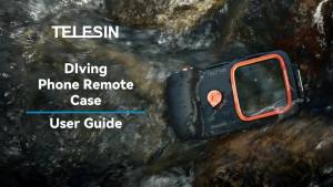TELESIN | TELESIN Diving Waterproof Phone Case Universal Phone Camera Shoot Hand Grip Holder Shooting Aid Remote Control Handle