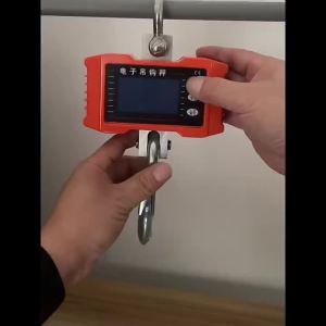 【Ready Stock】300-1500KG Mini Crane Scale Industrial Hook Hanging Weight Digital LCD Display Hanging Scale