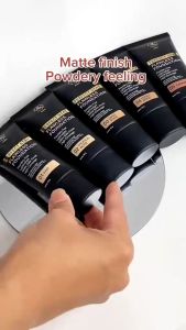 Viva Queen Perfect Stay Flawless Foundation with SERUM NIACINAMIDE UV FILTER VIT E & Chamomile Extract (30gr) – High Coverage Lightweight & Matte Satin Finish (tersedia 5 varian warna)