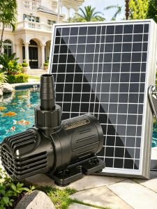 YUANMUXUAN | High-power Automatic Solar Water Pump for Filtration and Oxygenation