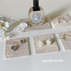 South Korea Ins Bloggers Same Style Jewelry Stone Pad Accessory Pad Coaster Natural Decorative Crafts Art Decoration Props