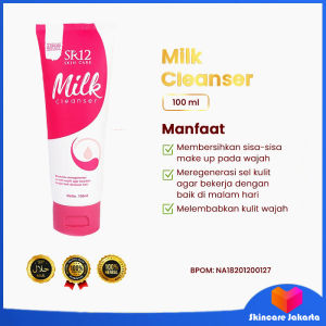 Milk Cleanser SR12 Susu Pembersih Wajah Pembersih Make Up Sisa Rias Wajah
