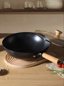 CAROTE | Non-stick Uncoated Electromagnetic Induction Stove Gas Stove Compatible Classic Wok