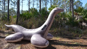 INTEX Inflatable Brontosaurus Ride On Dinosaur Pool Float Swimming Pool Swimming Ring 57584