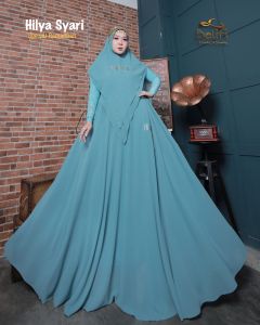 Belifi Hilya Syari | Set Syari Premium | Gamis Ceruty Babydoll