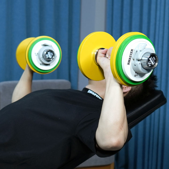 XMASTER Dumbbell Bumper PlateColour PU, 5KG20KG, Loadable, Strength