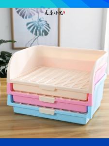 Large Size Rabbit Toilet Urinal Tray Pig Guinea Pig Pet Rabbit Special Small Pet Supplies Anti-Splash Design Square Shape