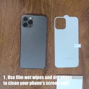 Miếng Dán Bảo Vệ Màn Hình Sau NNBILI Hydrogel Cho iPhone 16/15/Pro Max/Plus 13/14/12/11/XR Mềm Mại Trong Suốt Chống Trầy Xước Chống Bám Vân Tay