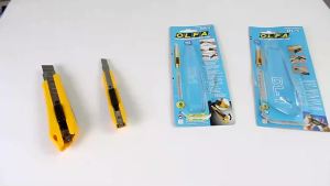 Large Art Japan OLFA Large Self-Locking Cutting Handle with a Folding Device /DL-1