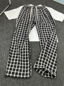 Quần Dài Kẻ Caro Mỏng Mùa Hè Cho Nam Quần Dài Ống Đứng Rộng Rãi Thoáng Khí Thoải Mái Quần Dài Thường Ngày Cho Thanh Thiếu Niên