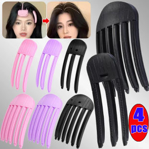 🔥Hot🔥1/4pcs Fluffy Hair Roots Clips Comb Wind Sculpting Combs Natural Volume Curl 3 Teeth 6 Teeth High Skull Top Artifacts Wind Comb