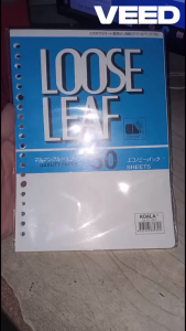 KOALA LOOSE LEAF A5 KERTAS POLOS FANTASIA DENGAN PAKING AMAN