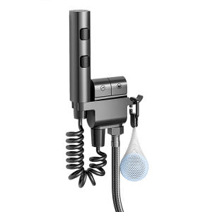 Hygienic Shower for Bathroom Toilet Bidet Faucet Double Outlet Angle Valve Shower Head Toilet Sprayer Douche Hygienic Shower