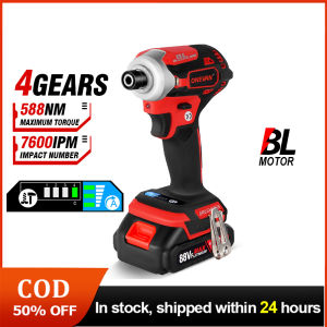 588NM Brushless Electric Screwdriver Cordless Electric Drill Rechargable Drill Driver 5 Speed with 3 LED Light Power Tool For Makita 18V Battery