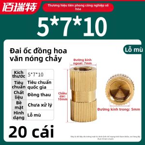BAIRUITE | Phần Nhúng Đinh Ốc Đồng Với Mẫu Cuộn M1-M10