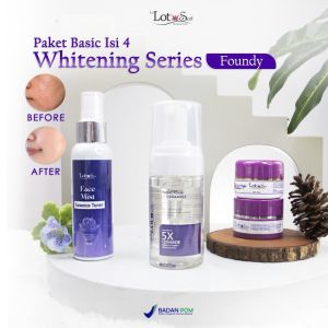 Lalotuskin Exclusive Paket Basic For Whitening Sunscreen Cream Brightening + Serum Brightening