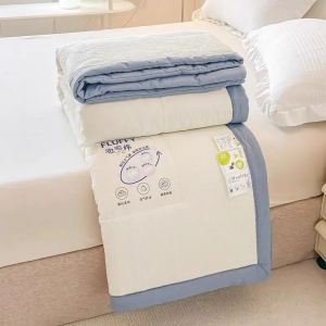 Double Gauze Summer Cool By Cotton Linen Soybean Air Conditioning By Single Summer Dormitory Quilt Double Washable Air Permeability Quilt
