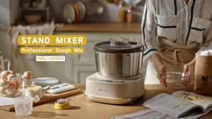 Bear Electric Dough Mixer Stand Flour Kneader with 5L Stainless Steel Bowl Auto Fermentation Function Food Preparation