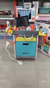 🏅Kids Learning🏅Medical Desk ของเล่นชุดคุณหมอ รถเข็นคุณหมอ เคาเตอร์คุณหมอ มีเสียง