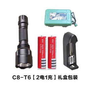 ไฟฉาย LED Cree C8 ไฟส่องสว่างแรงสูง ทนทานต่อการชาร์จ ทนต่อการเปียก ใช้ในชีวิตประจำวัน ปั่นจักรยาน กลางแจ้ง ไฟ LED ขนาดเล็ก