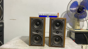 Bán Cặp Loa Booksheolf nghe nhạc Denon USC- M10 loa bãi nhật hát cực hay( ko lưới xuóc hơi xấu)