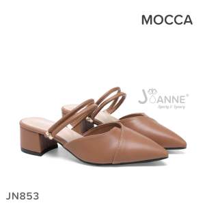 JOANNE Sandal Mules 2Fungsi Heels Shoes Sepatu Wanita #JN853