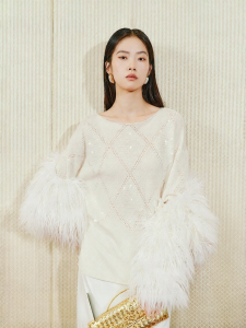 Vero Moda | Spring 2026 New Tencel Merino Wool Valentines Sweater