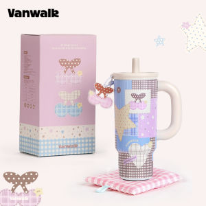VANWALK | High Capacity Stainless Steel Straw Thermal Cup