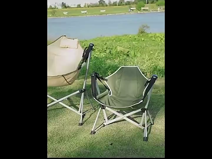 Camping Chair Foldable Chair Outdoor Swinging Chair Portable Folding Chair Rocking Chairs Rocking Chair For Camping