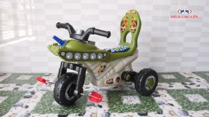 Xe 3 Bánh Trẻ Em Nhựa Chợ Lớn L7 Cows (Không nhạc) Dành Cho Bé Từ 2 - 3 Tuổi - M1307A-X3B