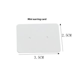 Earrings Cardboard Barrettes Cardboard Earrings Ear Stud Necklace Ear Clip Card Earrings Cardboard Ornament Jewelry DIY Packaging