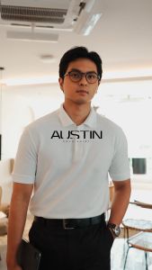 CUTOFF Austin Polo Shirt Baju Kaos Berkerah Lengan Pendek Polos Pria