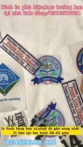 Logo Sticker Các Trường Đại HọcCao ĐẳngHọc Viện-Hình in áo ủi nhiệt bằng bàn ủi-bàn là tại nhà rất đẹp-Không bong chóc khi giặt[IN LOGO THEO YÊU CẦU INBOX ] công nghệ in pet chuyển nhiệt- ủi trực tiếp lên áo-OCEAN.CLO-LUC