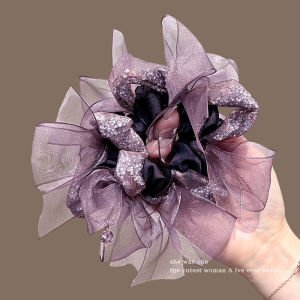 NING ZHOU | Nylon Rhinestone Hair Elastic Headband