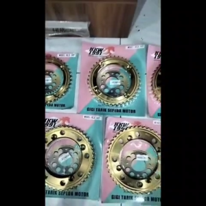 ORIMOTO-GEAR GIR GIGI TARIK BELAKANG 428-38T 40T 42T 44T 46T 48T 50T 52T KLX 150 KUALITAS SUPER