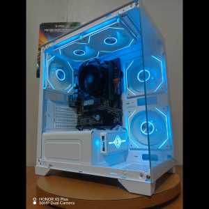 AMD Ryzen5 3400G White System Unit 16GB DDR4 RAM 256GB SSD 80+ Bronze PSU 550W Computer