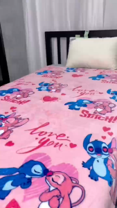 COSYROOM ผ้าห่ม Stitch ลายสัตว์น่ารัก ผ้าห่มนุ่มสำหรับนอนกลางวัน นุ่ม สบาย และเป็นมิตรต่อผิว