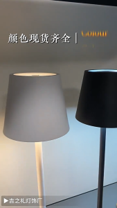 Rechargeable Metal Table Lamp Touch Dimmable LED Warm Light Cordless Ambient Desk Lamp for Bedroom Hotel Outdoor Decor