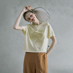 Design Sense Loose Unique Short Sleeve T-shirt