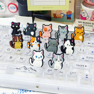 Cute Cat Anti-Vibration Silicone Button for Tennis Rackets