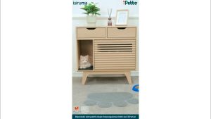 Tempat Tidur Hewan Peliharaan Kucing Anjing KIREI PET HOUSE - ISIRUMA