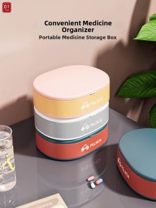 Daily Organized Portable Large Capacity Waterproof Pill Box