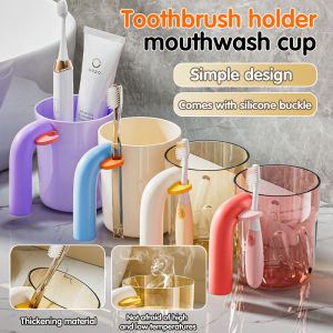 Mouthwash Cup Couple Toothbrush Cup Childrens Wash Cup Transparent Toothpaste Toothbrush Storage Box Home Light Luxury Tooth Set Cup