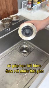 Giỏ đựng rác bồn rửa chén[ HÀNG CAO CẤP] lọc rác bồn rửa bát inox 304 đa năng tiện lợi